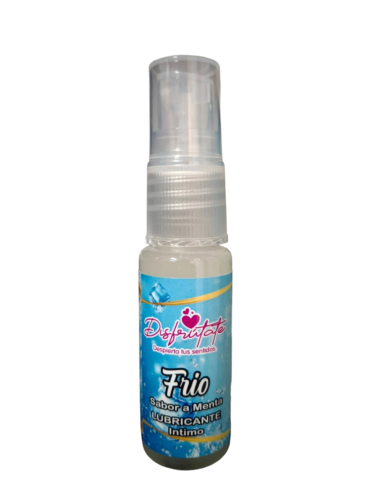 Lubricante intimo frio comestible de sabores a menta
