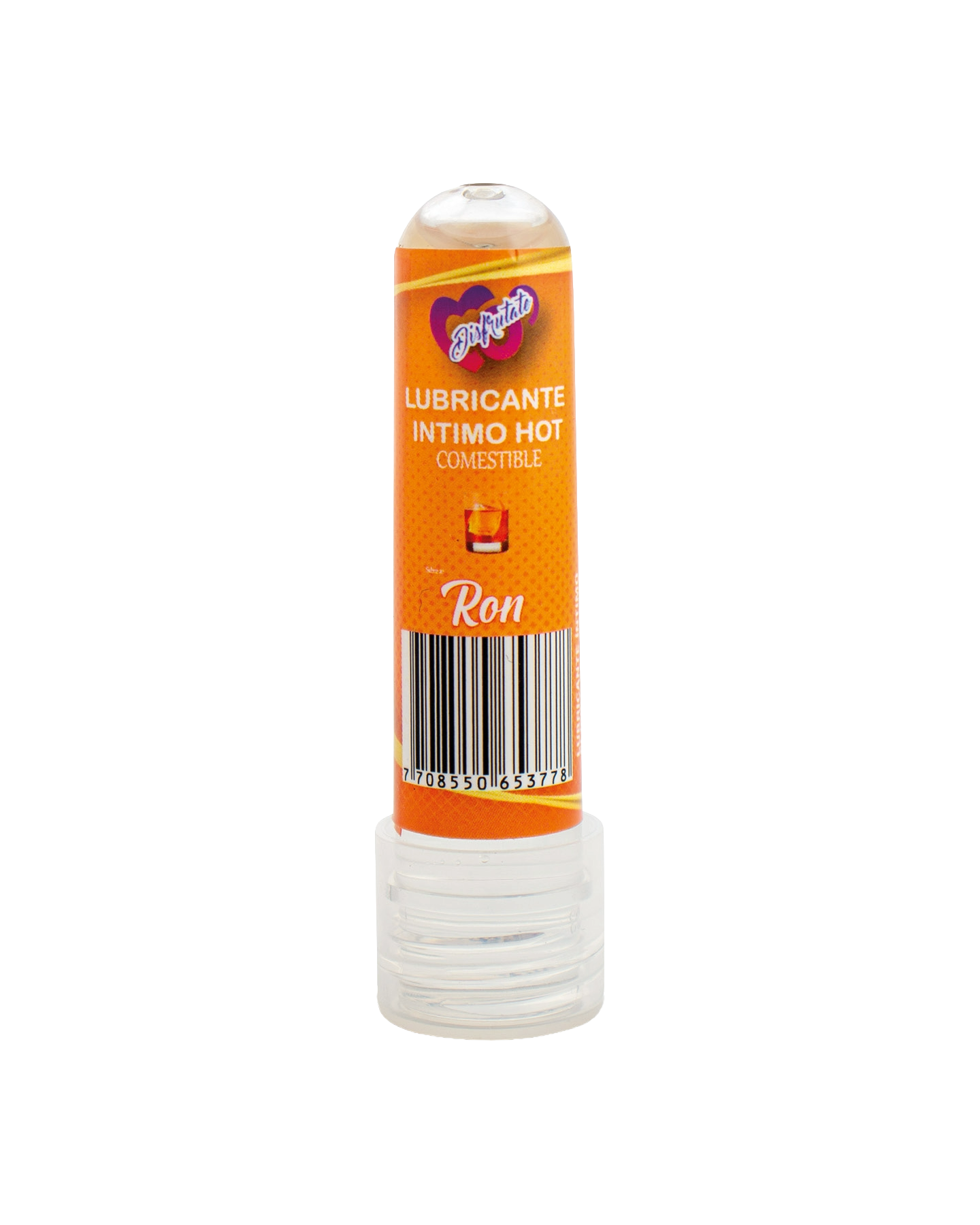 Lubricante intimo hot comestible 8ml  de sabores