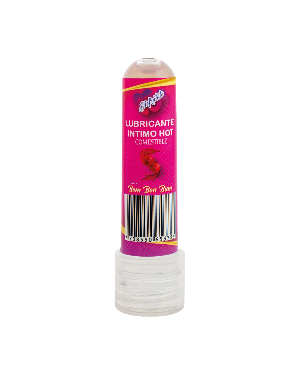 Lubricante intimo hot comestible 8ml  de sabores