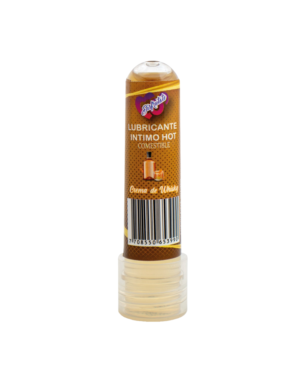 Lubricante intimo hot comestible 8ml  de sabores